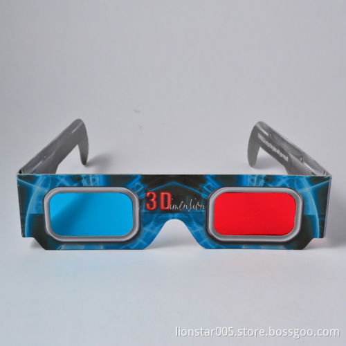Fantastic paper red cyan 3d glasses